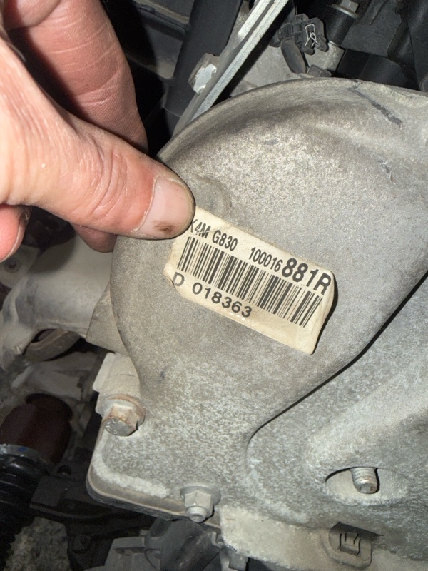 Двигатель Renault Kangoo 1.6 K4M 830 2007 — изображение 4